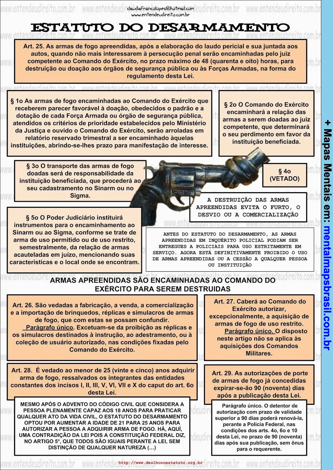 Estatuto do Desarmamento Mapas Mentais